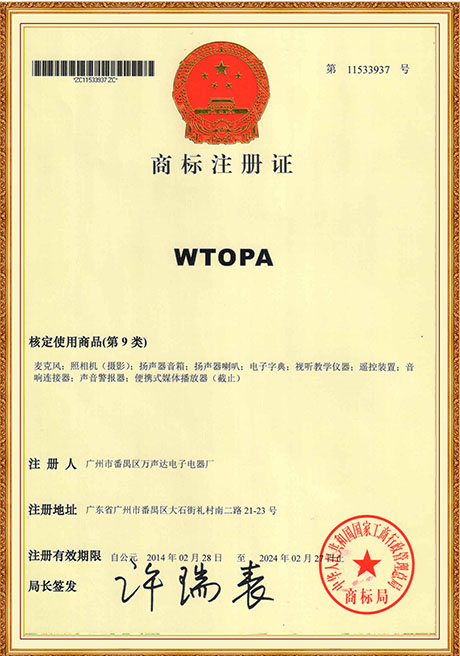 Certificate Of Honor