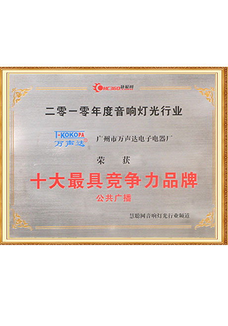 Certificate Of Honor